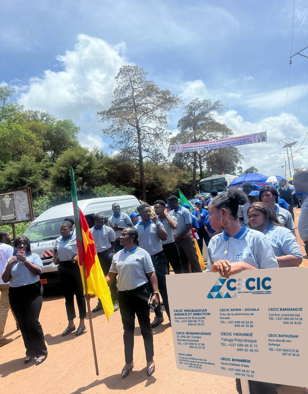 Actualité de la cecic : CECIC BANGANGTE fait briller ses couleurs au défilé du 1er Mai 2025